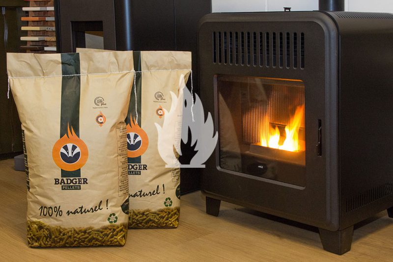 Pallet Badgerhoutpellets kopen Rijnen BV