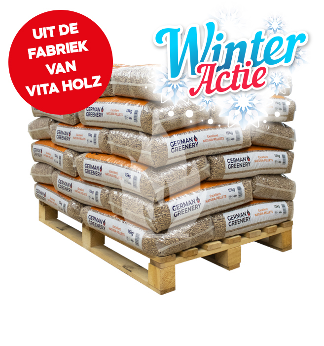 German Greenery Excellent houtpellets - Halve pallet (450 kg)